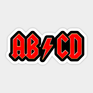 ABCD Sticker